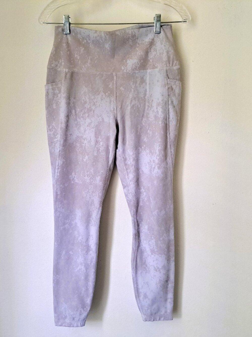 RBX Women's Skinny Tie Dye Leggins Size L/G Gray Colors